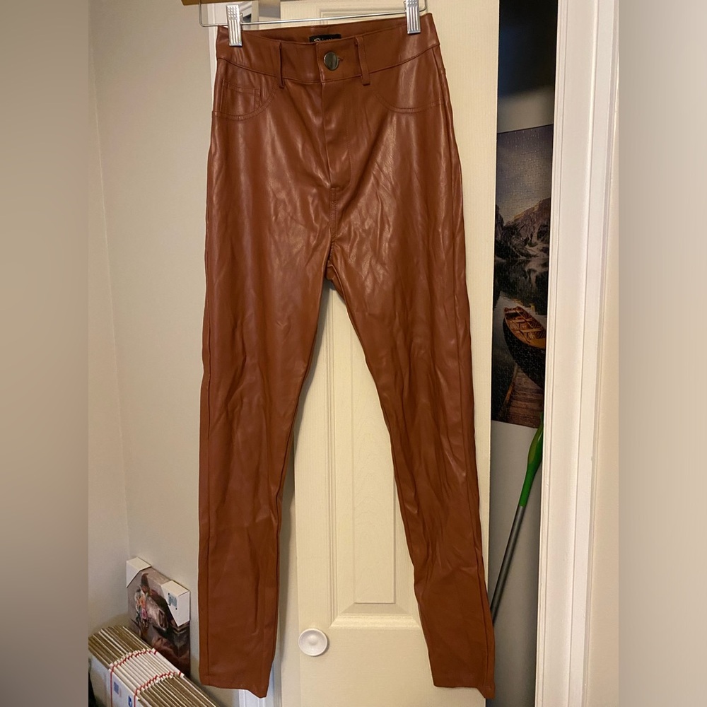 Shine star Faux Letter Pants